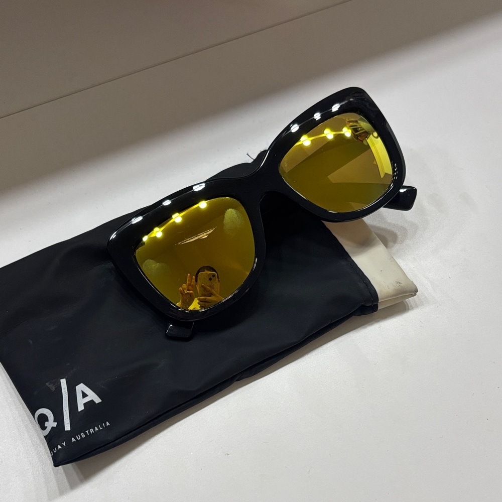 Quay Australia Black Sunglasses